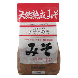 あさひ味噌  (天然無添加) 500g