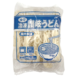 冷凍　讃岐うどん 200g x 5Pcs